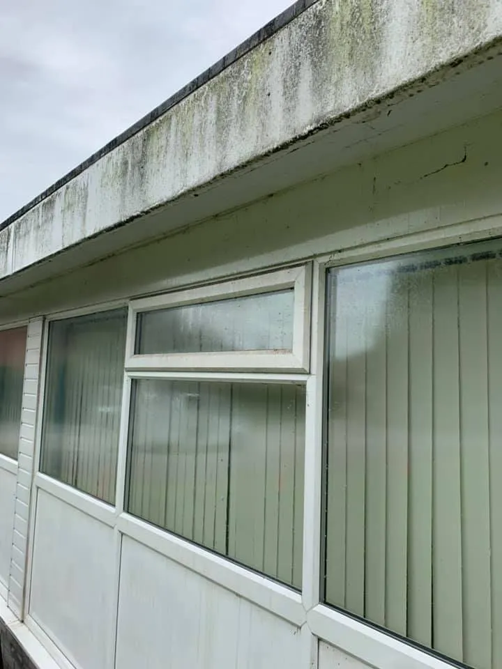 Window Cleaning Before